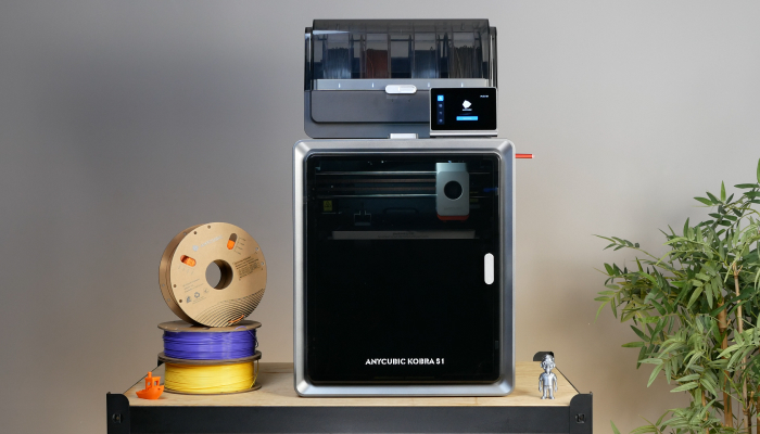 L'Anycubic Kobra S1 et son ACE Pro de face